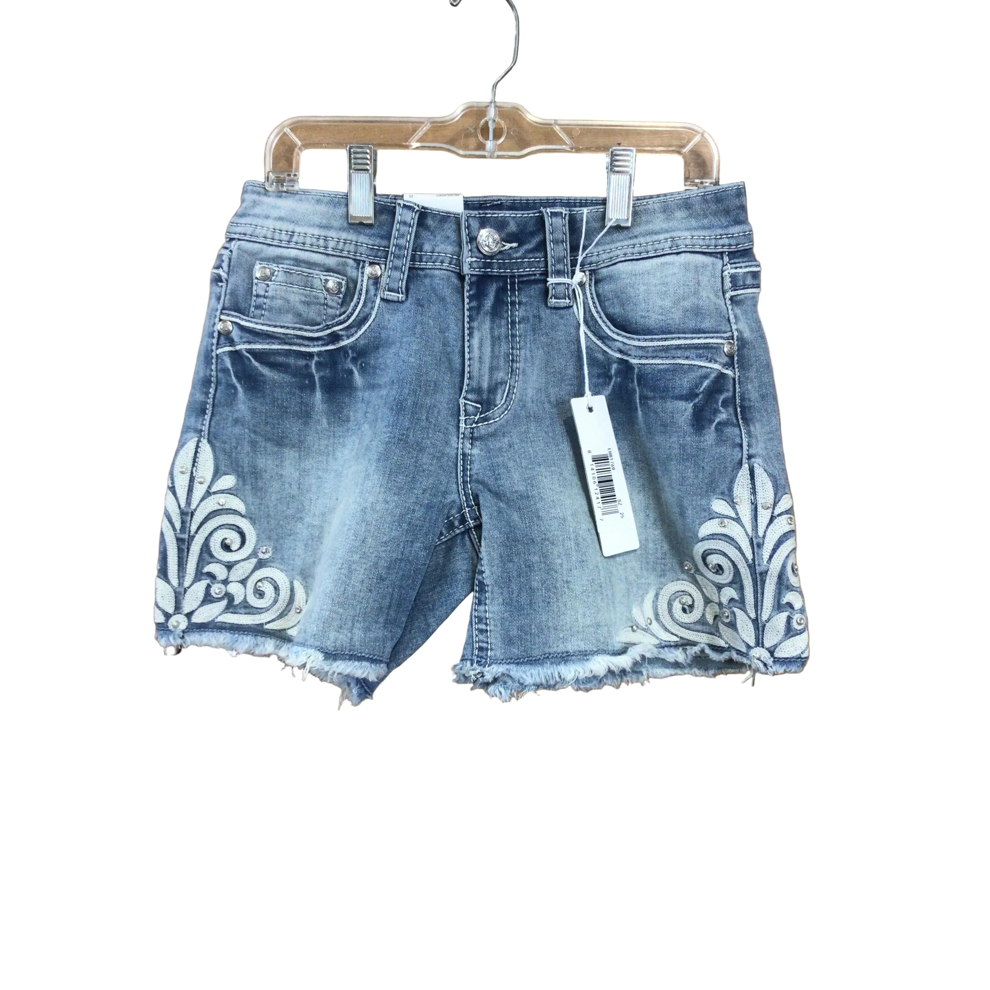 Grace in LA Women's Lace on Sides Shorts