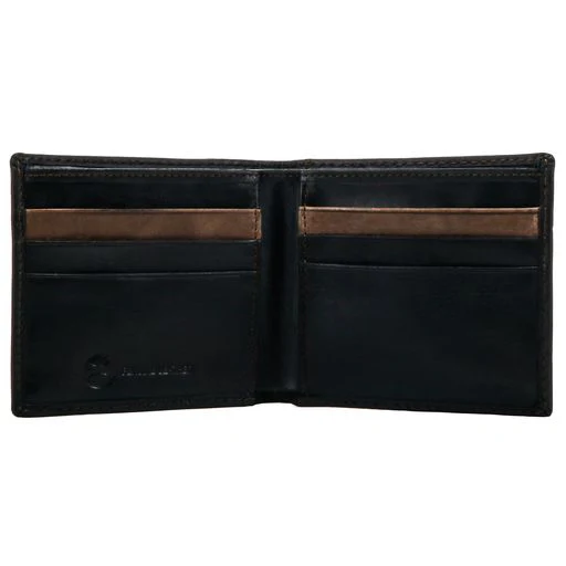 Hooey Men's Classic Smooth Bifold Wallet - Black - Image 3