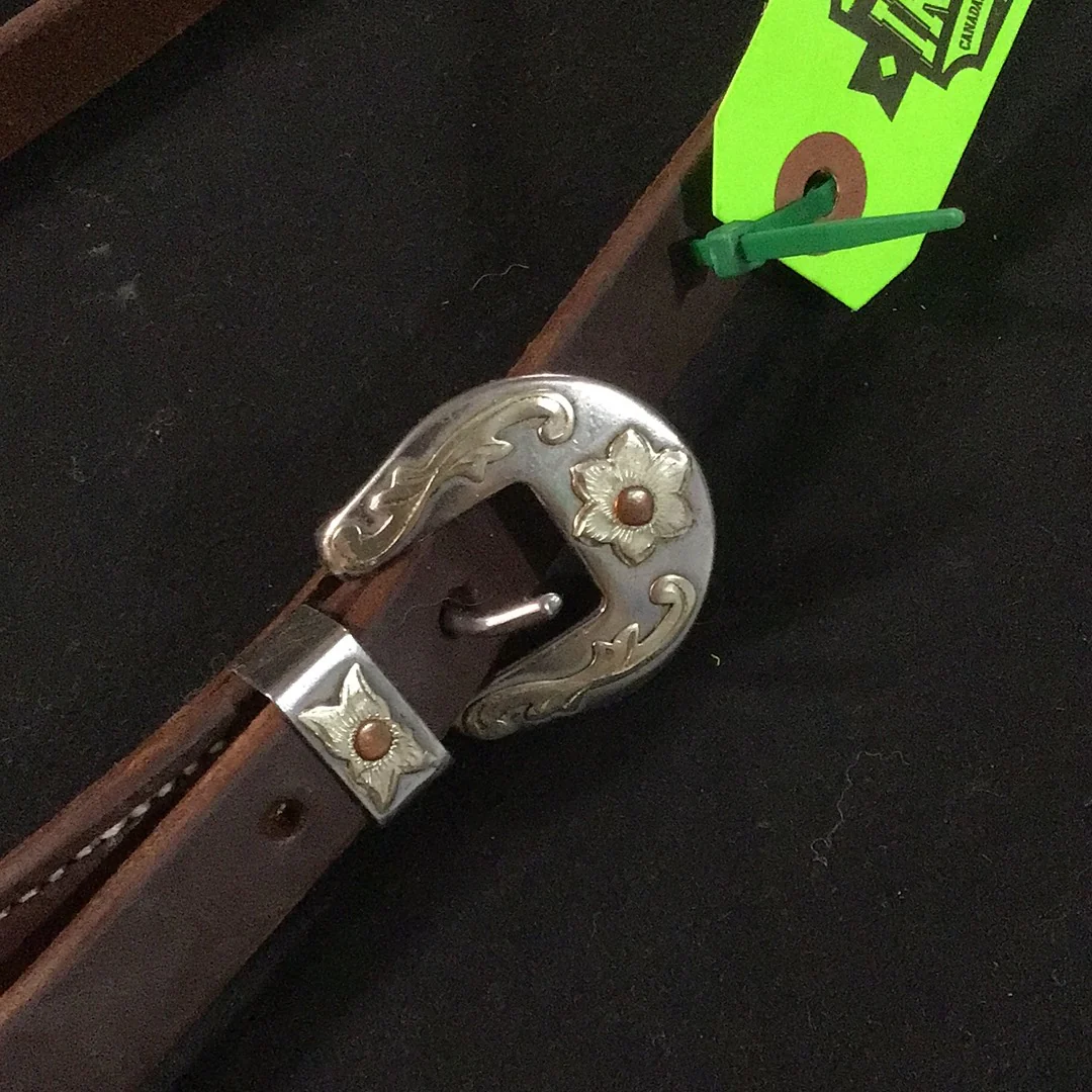 Headstall w/Shanked Floral Bit - Image 3