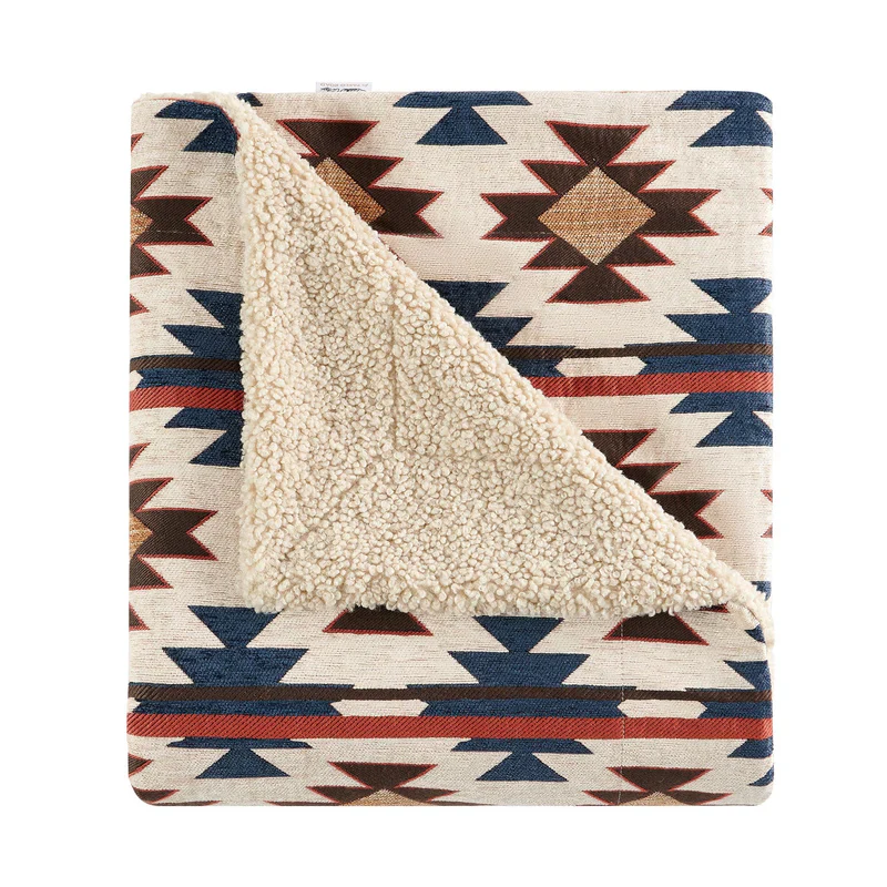 HiEnd Accents Mariella Chenille Teddy Backed Throw - Image 3