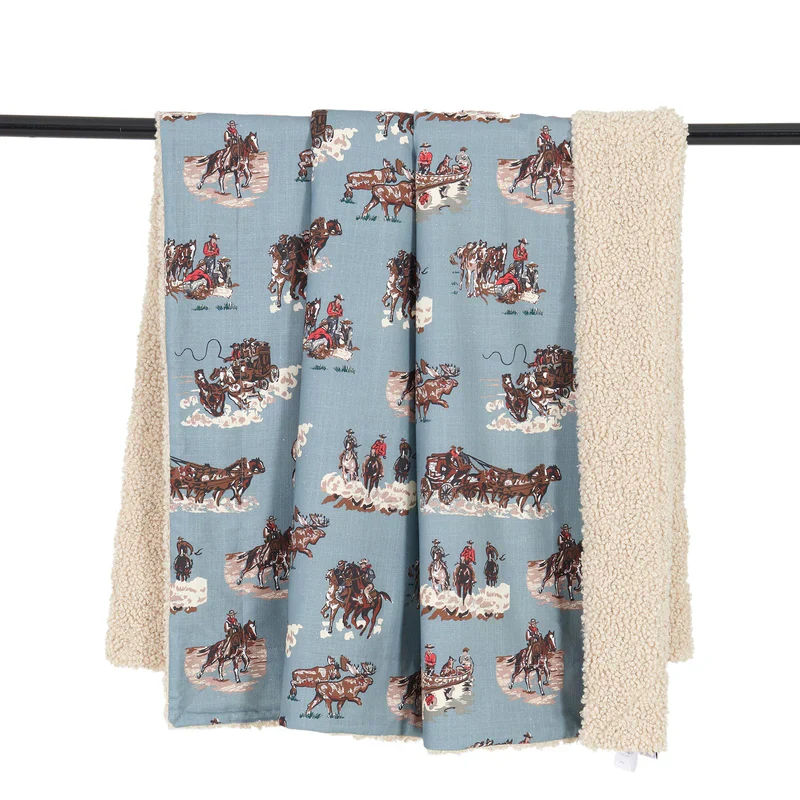 HiEnd Accents Teddy Backed Throw-