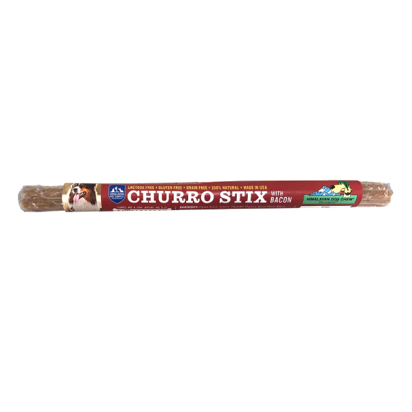Himalayna Dog Chew Churro Bacon 10"