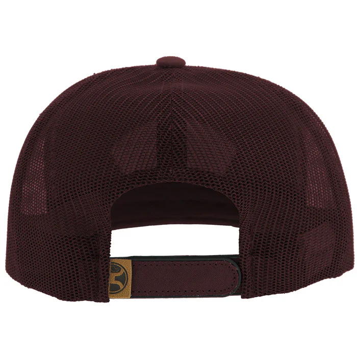 Hooey Cavvy Punchy Hybrid Bill Trucker Cap - Maroon - Image 2