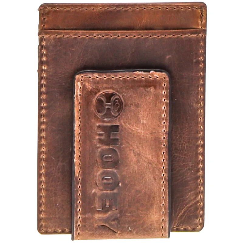 Hooey Men's Hooey 2.0 Money Clip Wallet - Brown w/Black & Turquoise - Image 2