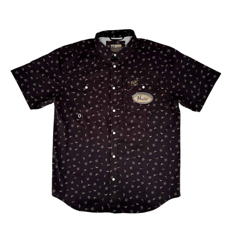 Horn Knot Men's Short Sleeve Performance Western Shirt - Image 2