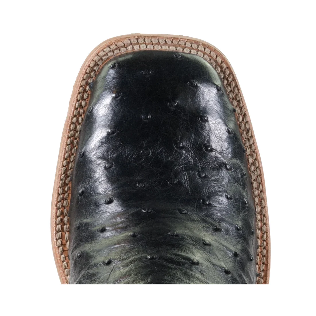 **Hyer Men's Jetmore Western Boots - Black Full-Quill Ostrich - Image 2