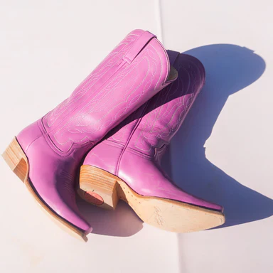 Hyer Women's Marilyn Munroe Collection 13" Wildcat Tall Western Boots - Pink - Image 3