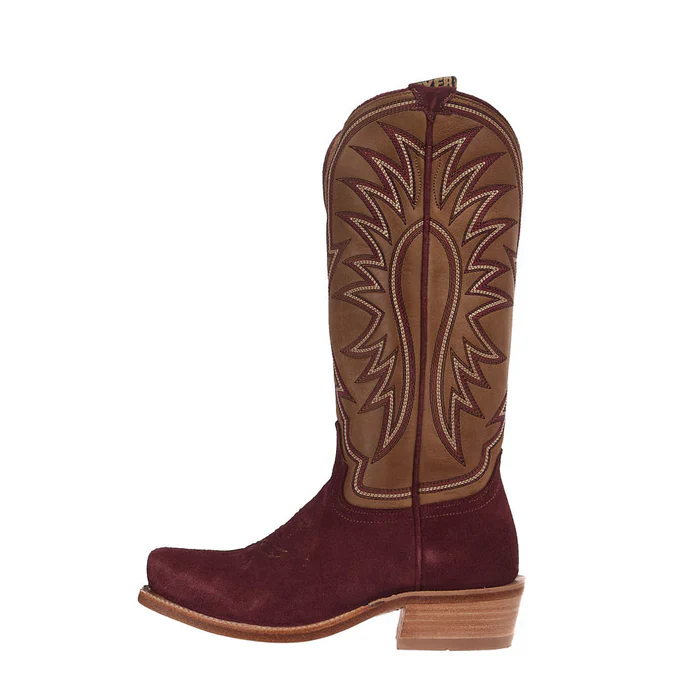 Hyer Women's Rose Hill Western Boots- Burgundy - Image 2