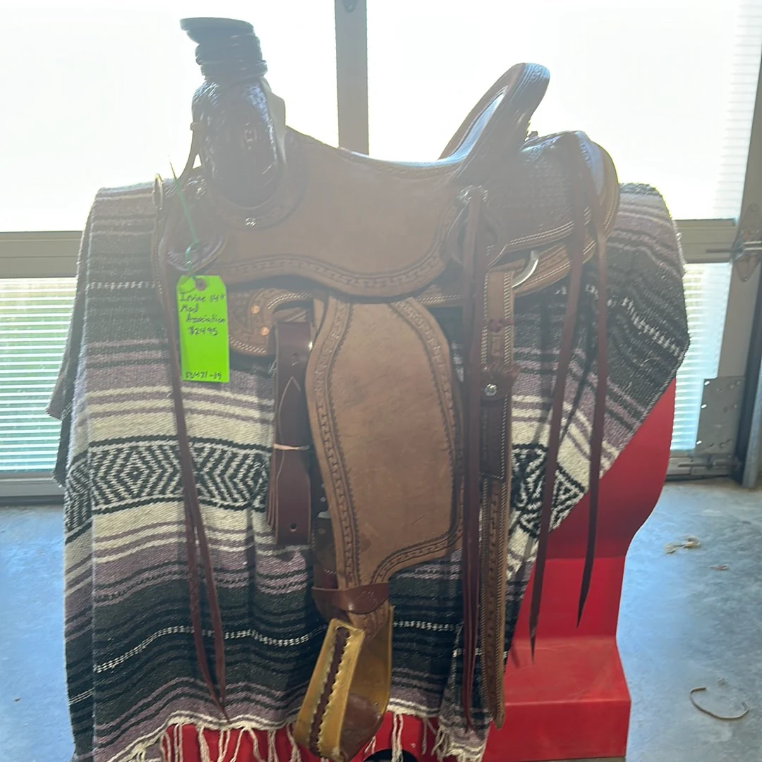 Irvine  14" Modified Association Ranch Saddle - 1/2 Tooling