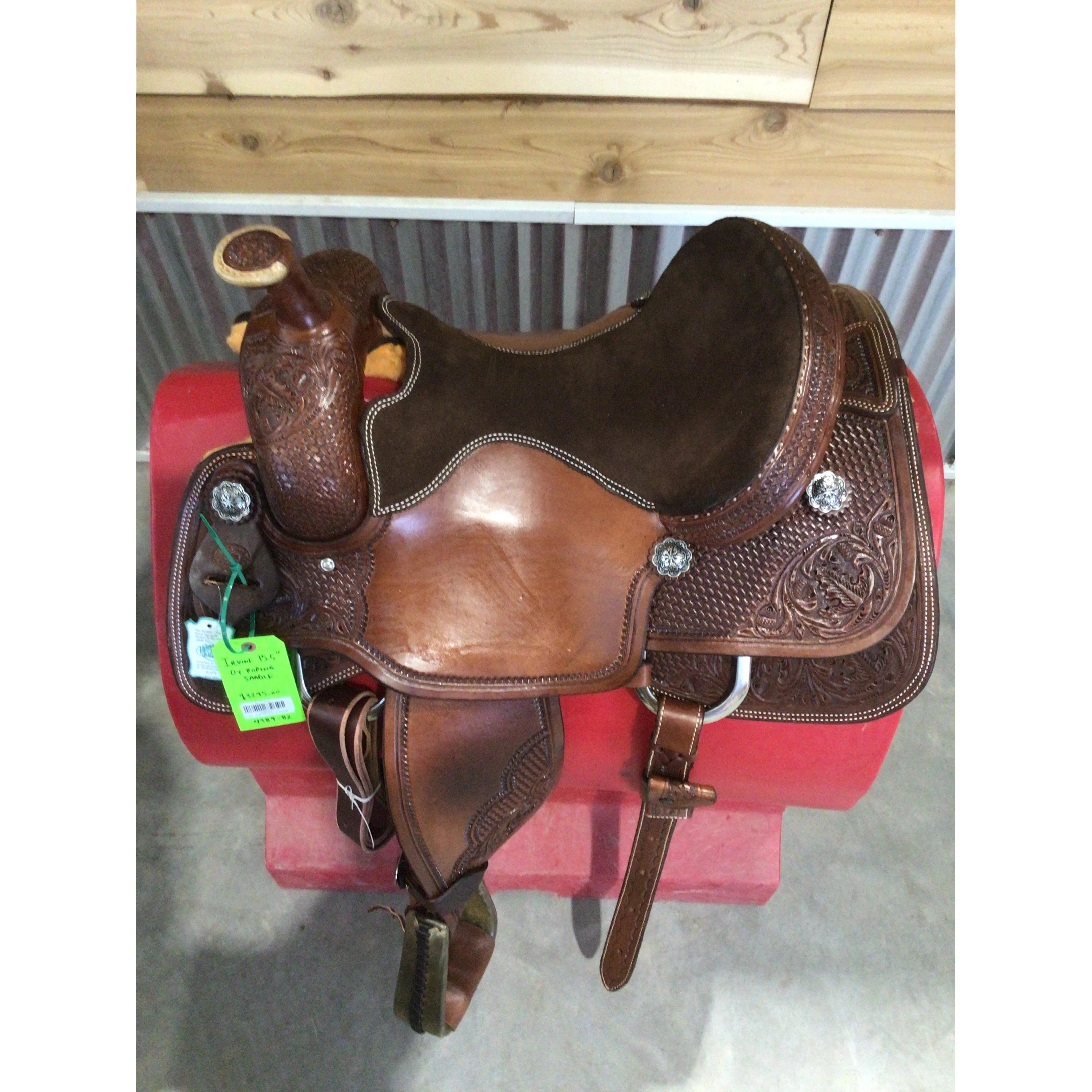 Irvine 15.5" Oy Roping Saddle - Image 2