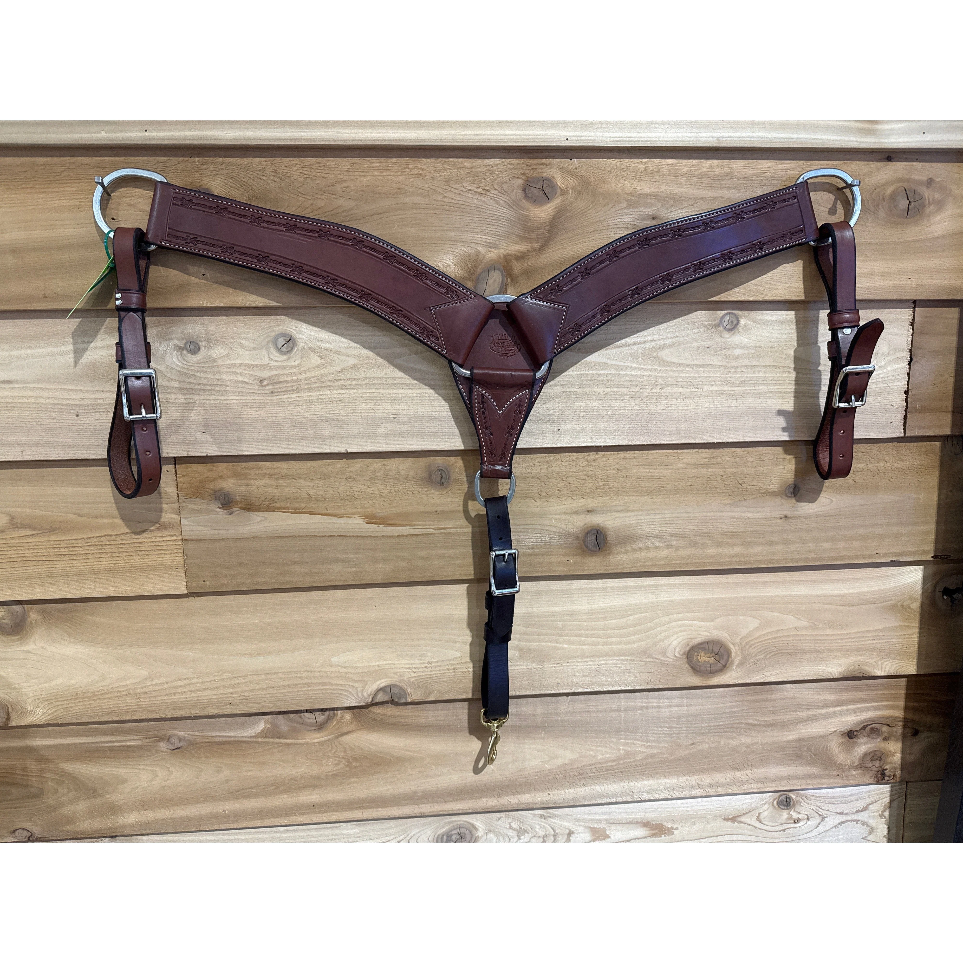 Irvine Breast Collar 2 3/4" Barbwire Border - Image 2