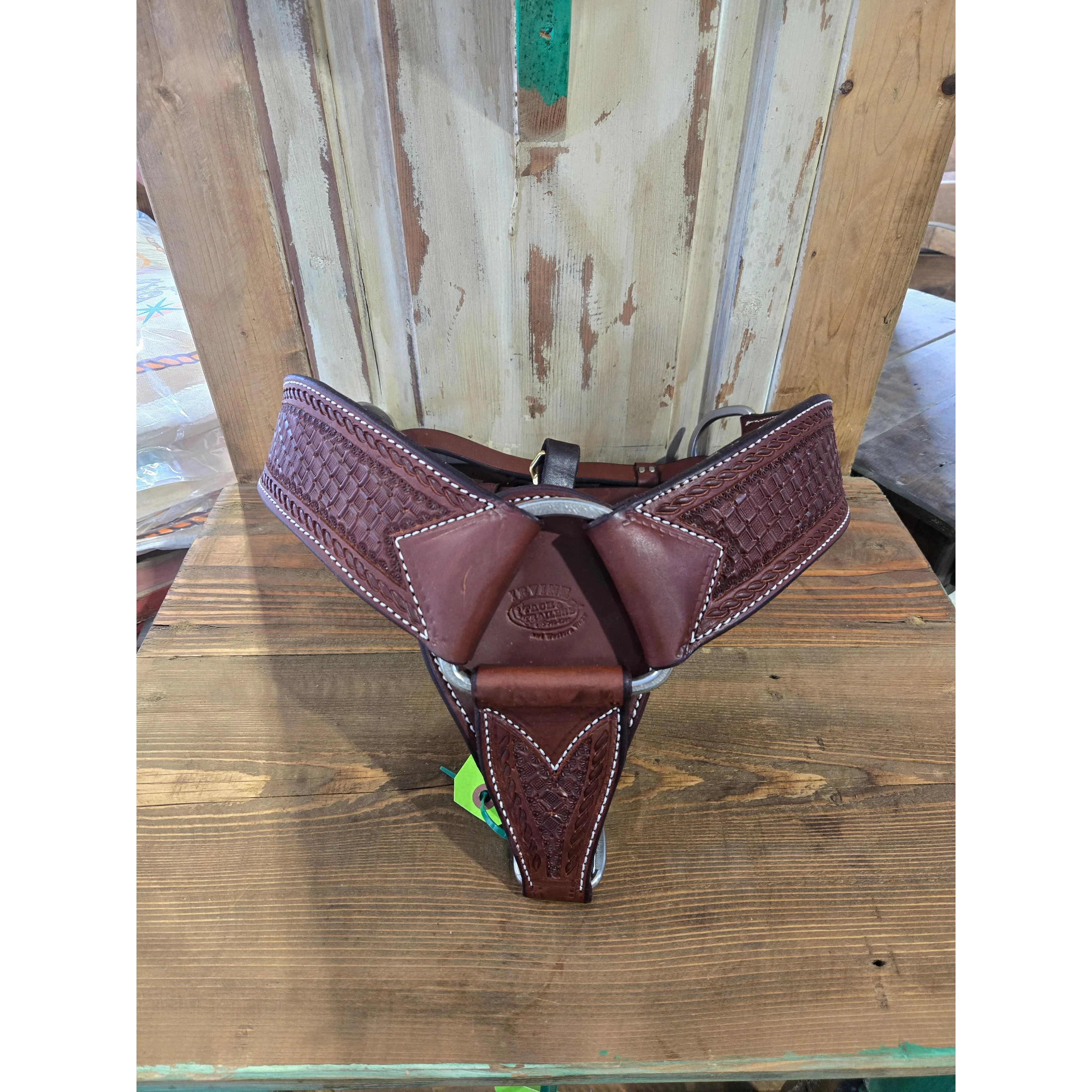 Irvine Breast Collar 2 3/4" Basket Stamp/Running W Border - Image 2