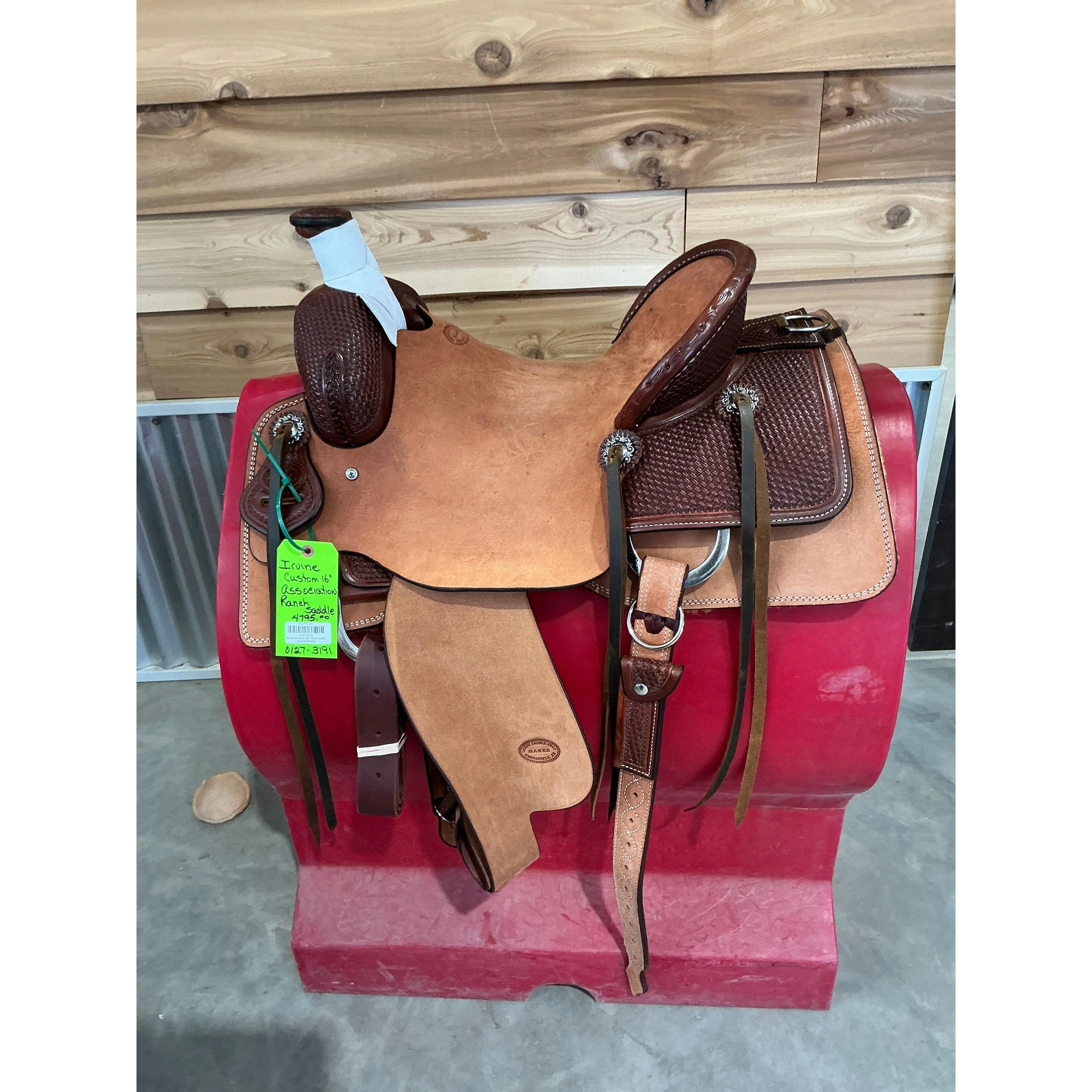 Irvine Custom 16"  Association Ranch Saddle