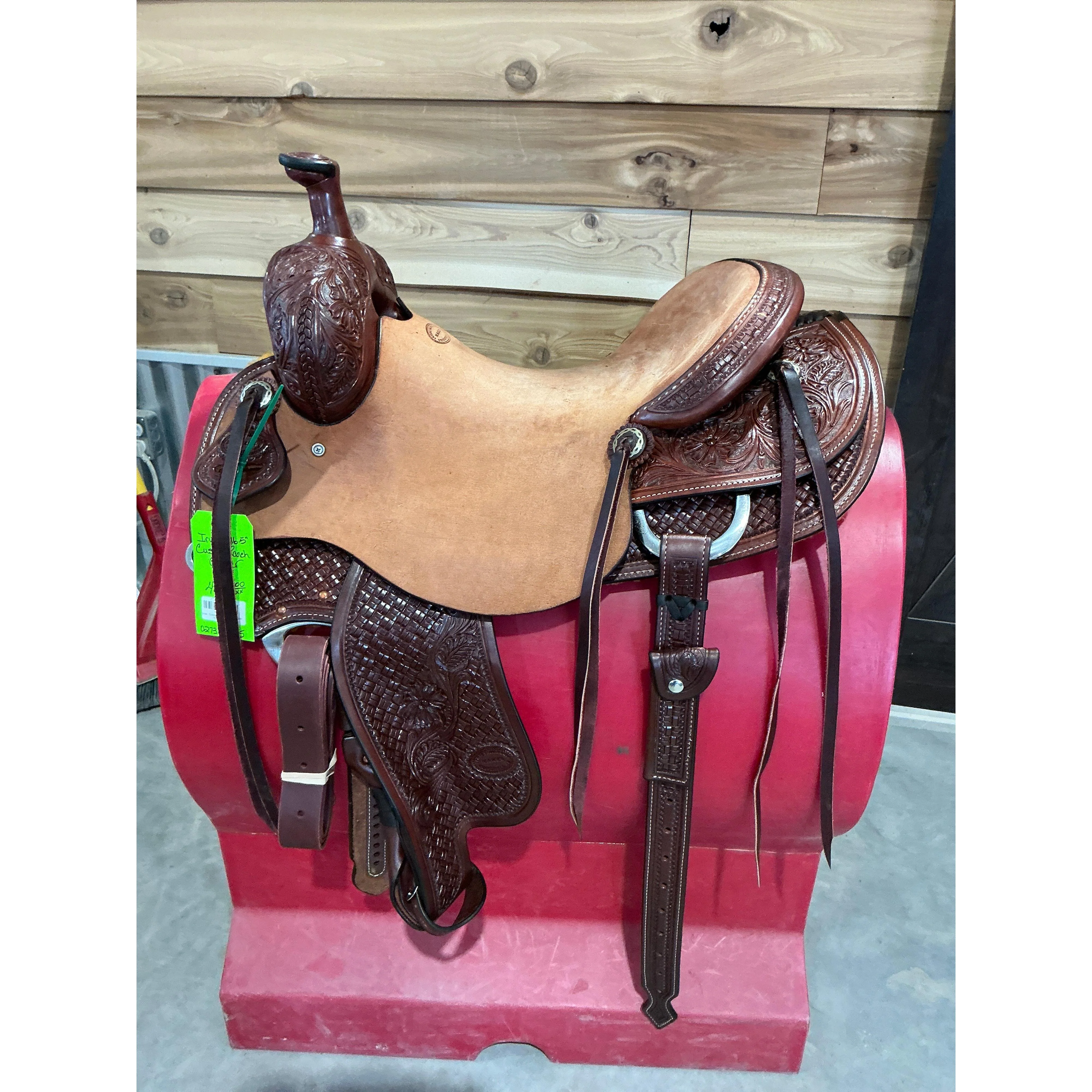 Irvine  Custom 16.5" Ranch Cutter Saddle 3365