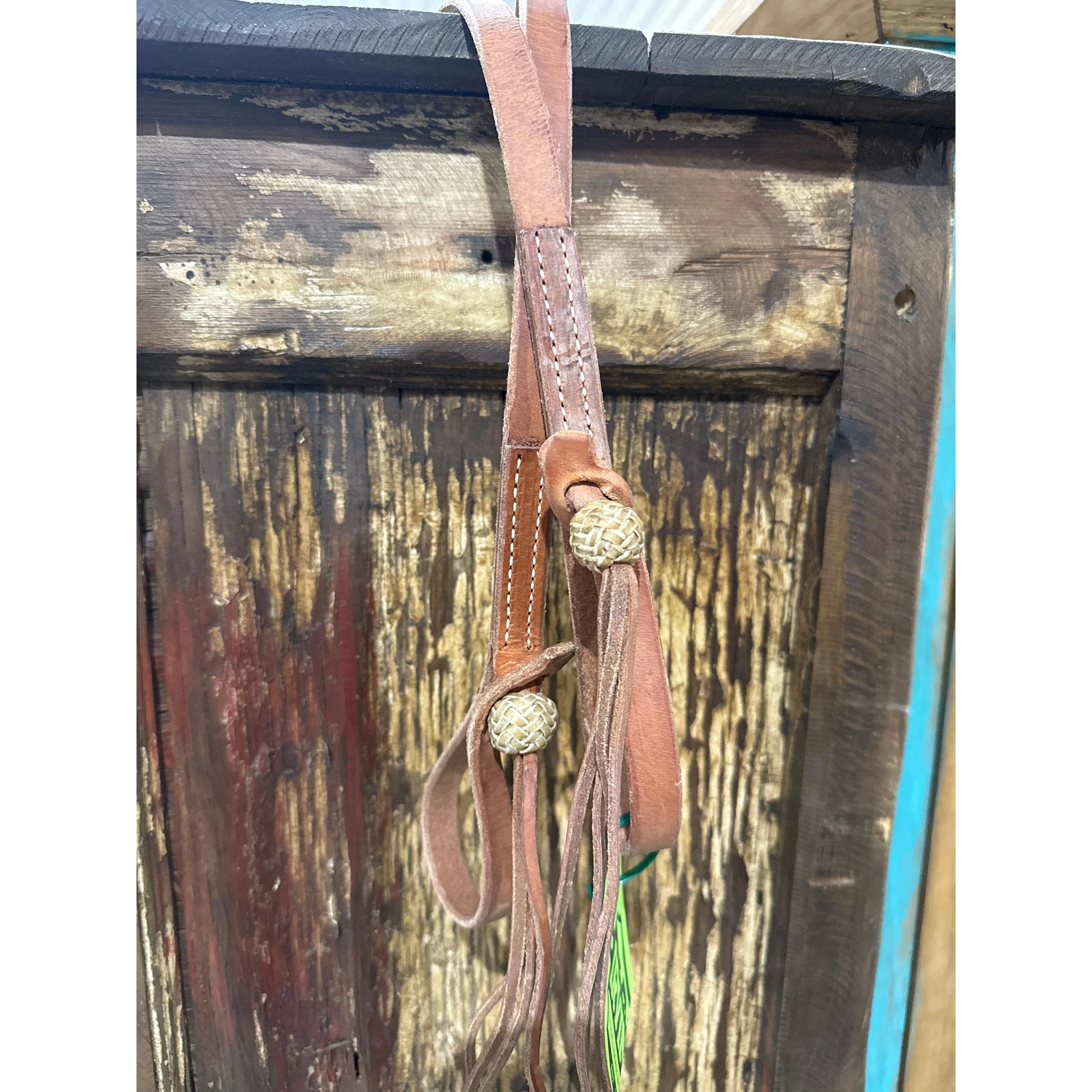Irvine's Roping Rein-5/8"x8"-RH Knots Quick Change Buttom