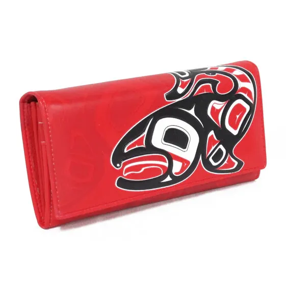 Jamie Sterritt Salmon Wallet-Red - Image 4