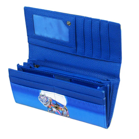 Jessica Somers Wolf Wallet- Blue - Image 3