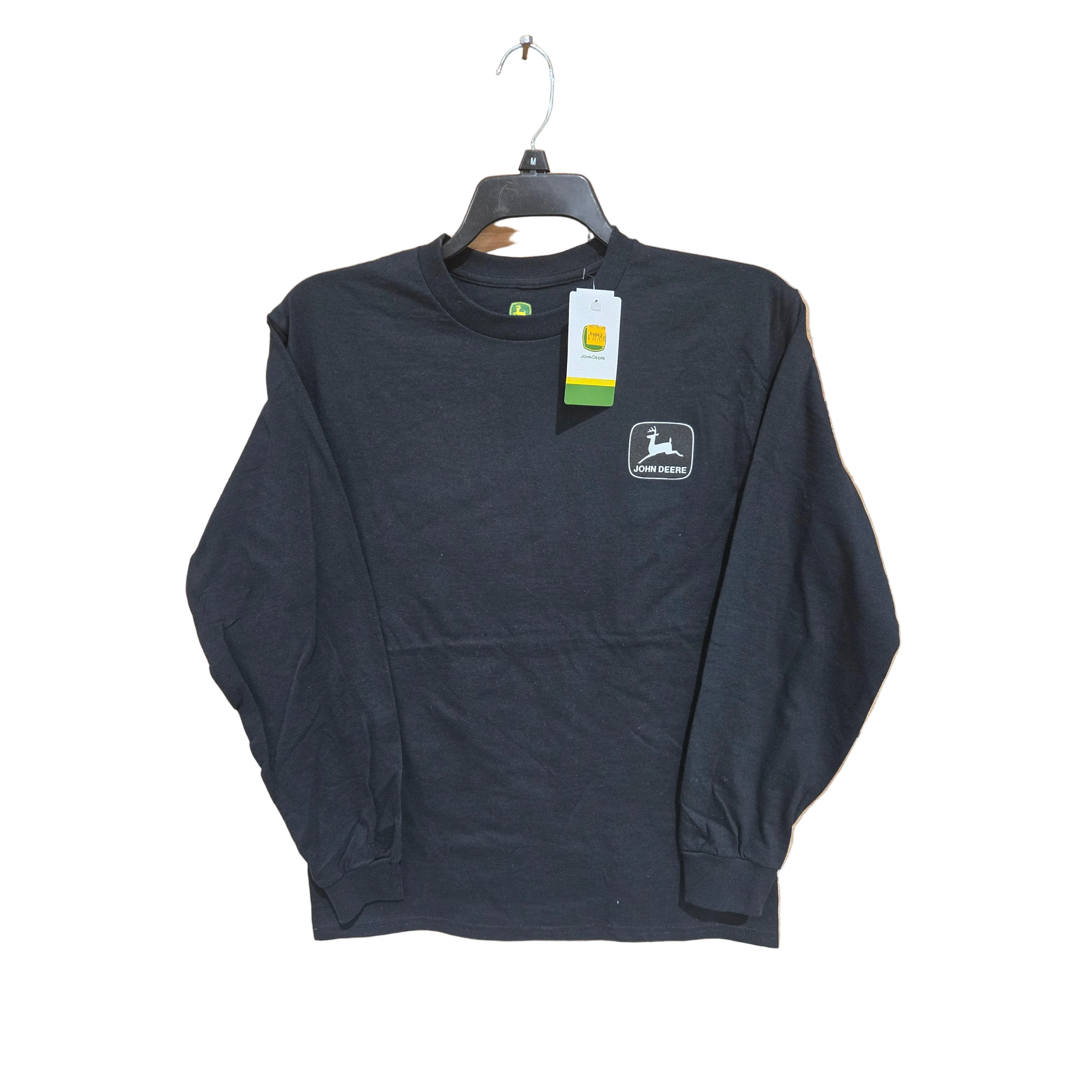 John Deere Men's Long Sleeve T-Shirt - Black
