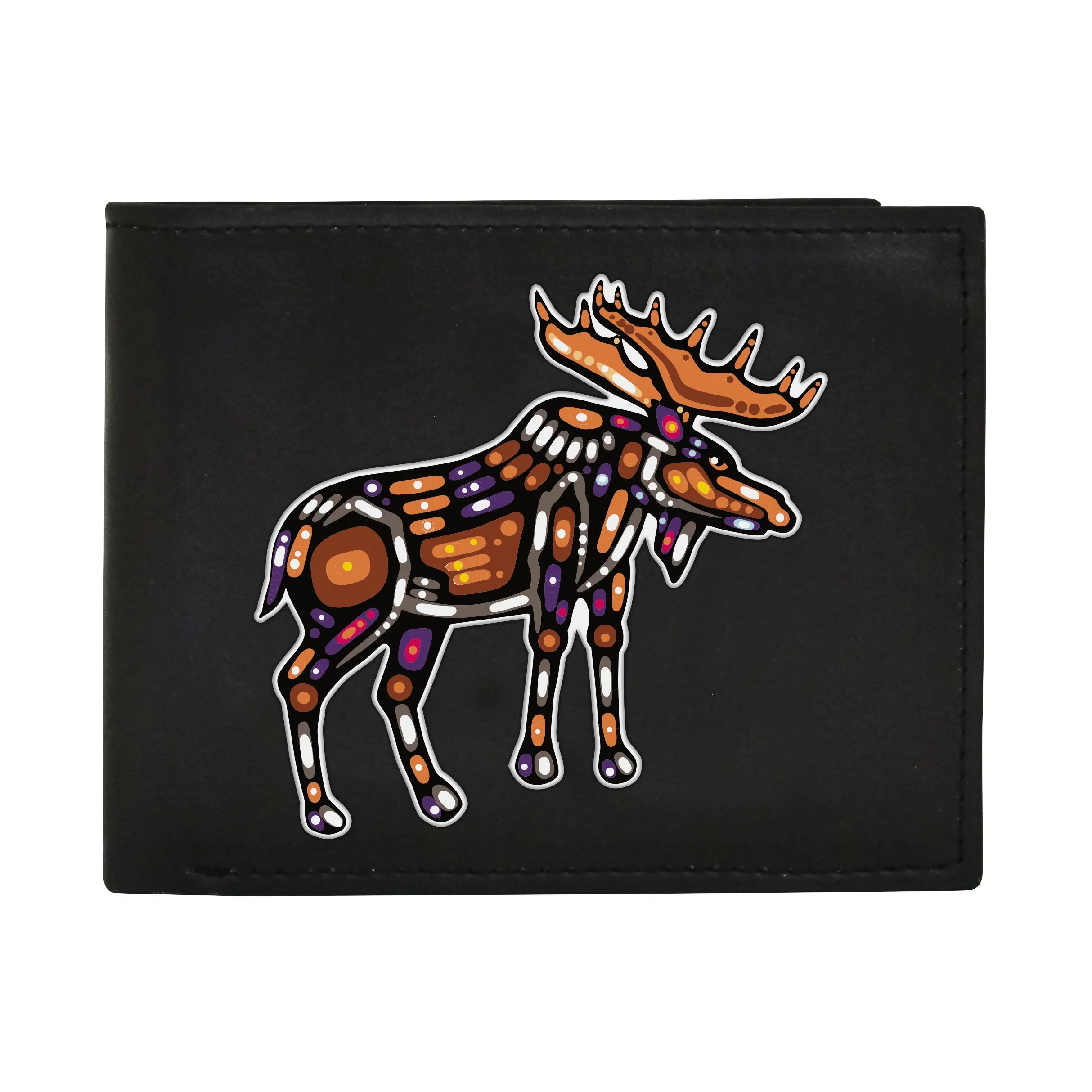 John Rombough Moose Men's Wallet - Black
