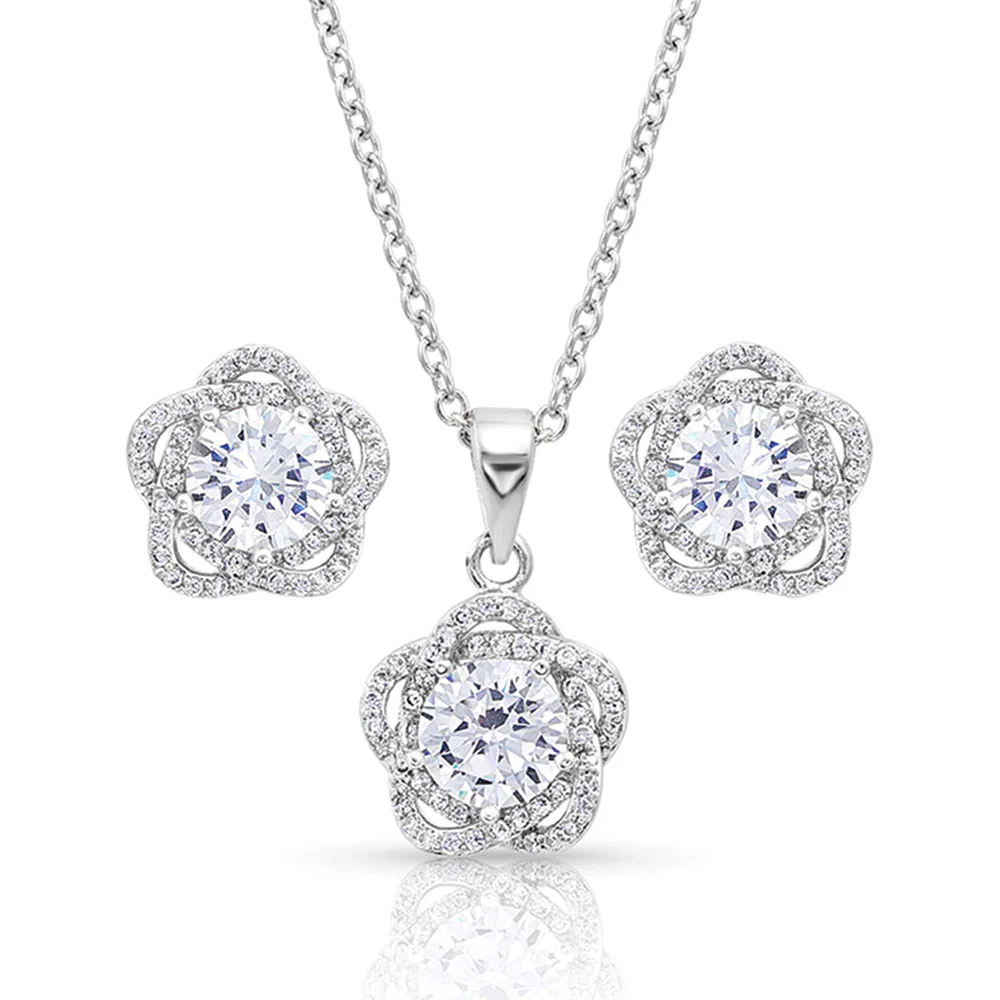 Montana Silversmith Starlight Flower Jewelry Set