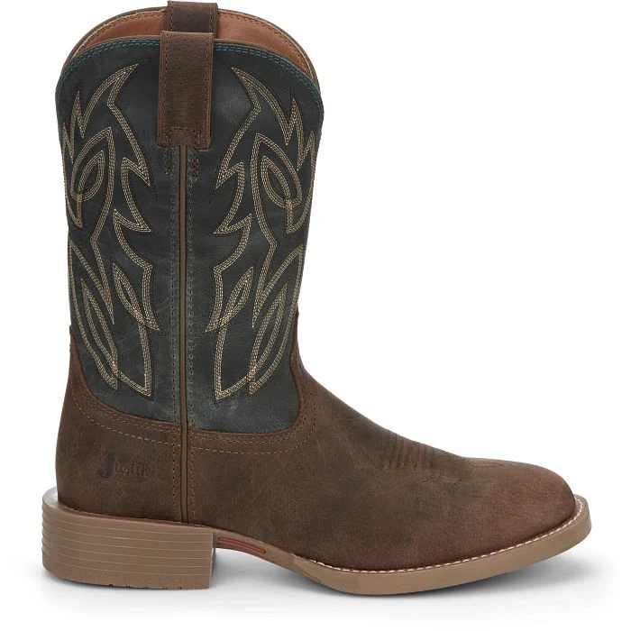 Justin Men's 11" Rendon Western Work Boot - Barnwood - Image 3