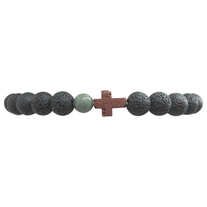 KC Lava Cross  Bracelet