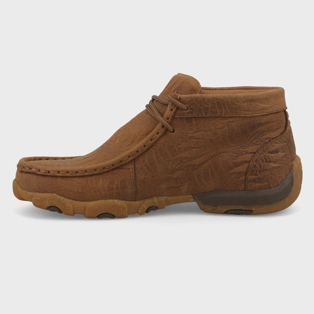 Kids Chukka Driving Moc - Caramel Café - Image 4