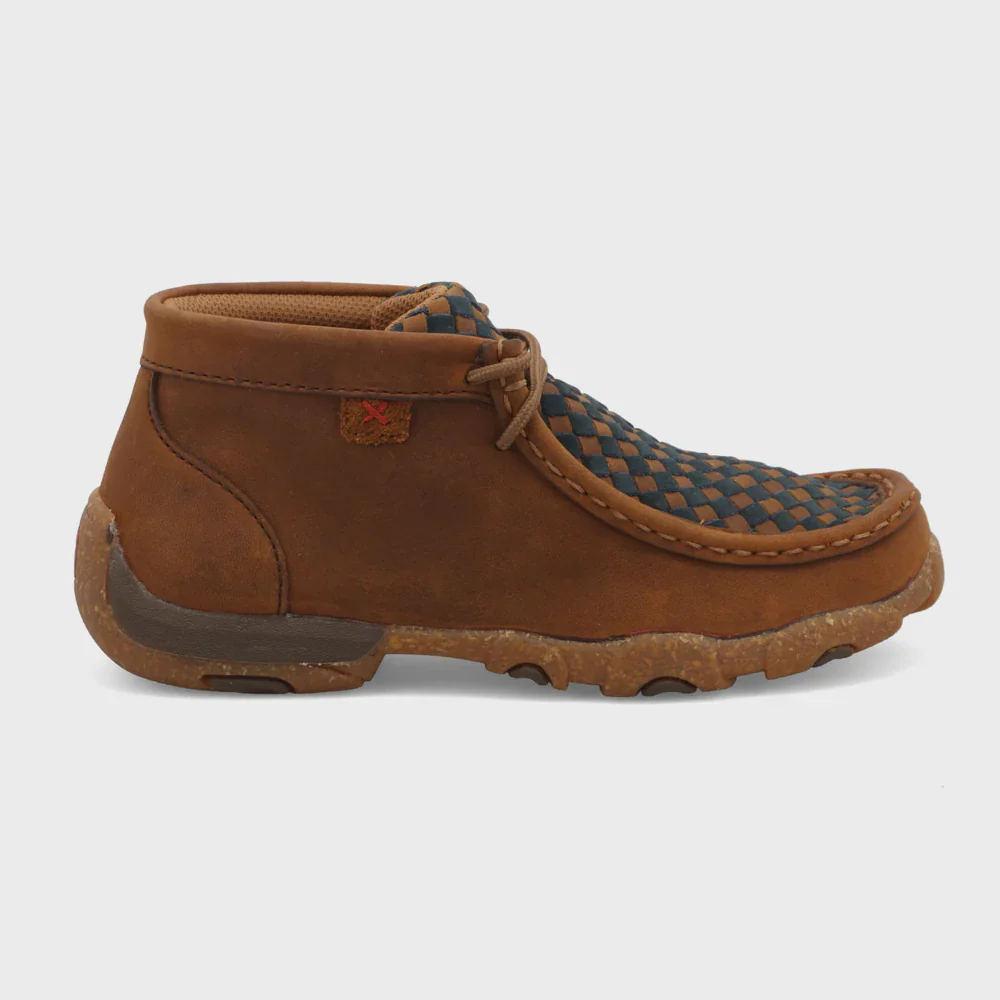 Kids Chukka Driving Moc - Oiled Saddle & Midnight - Image 3