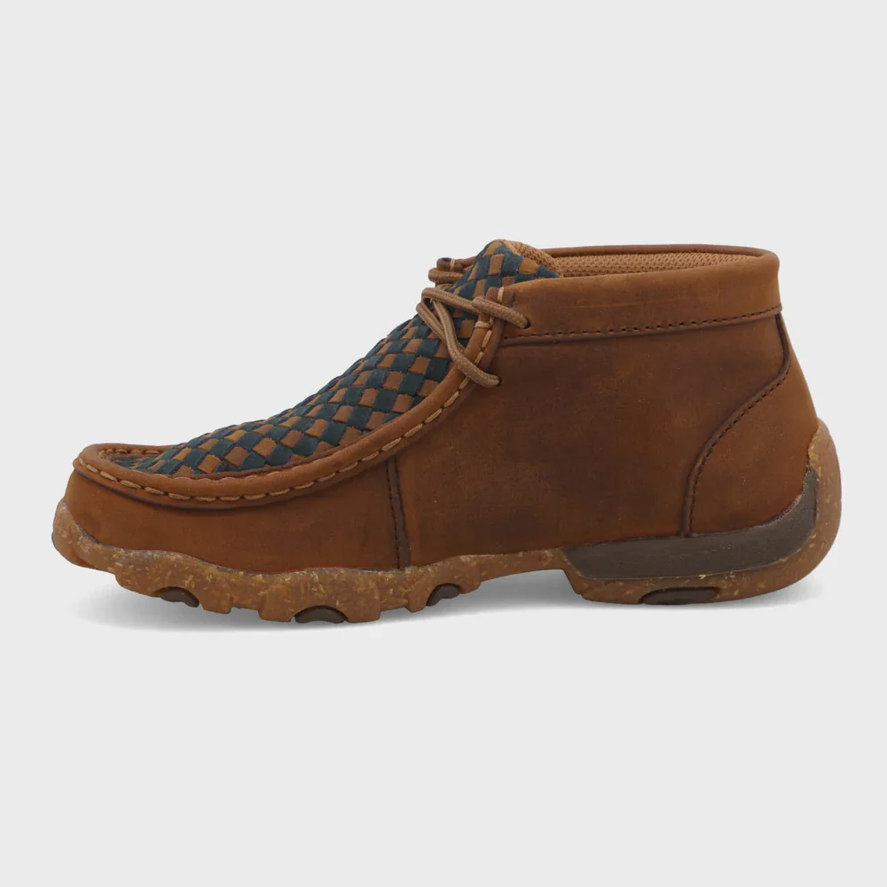 Kids Chukka Driving Moc - Oiled Saddle & Midnight - Image 5