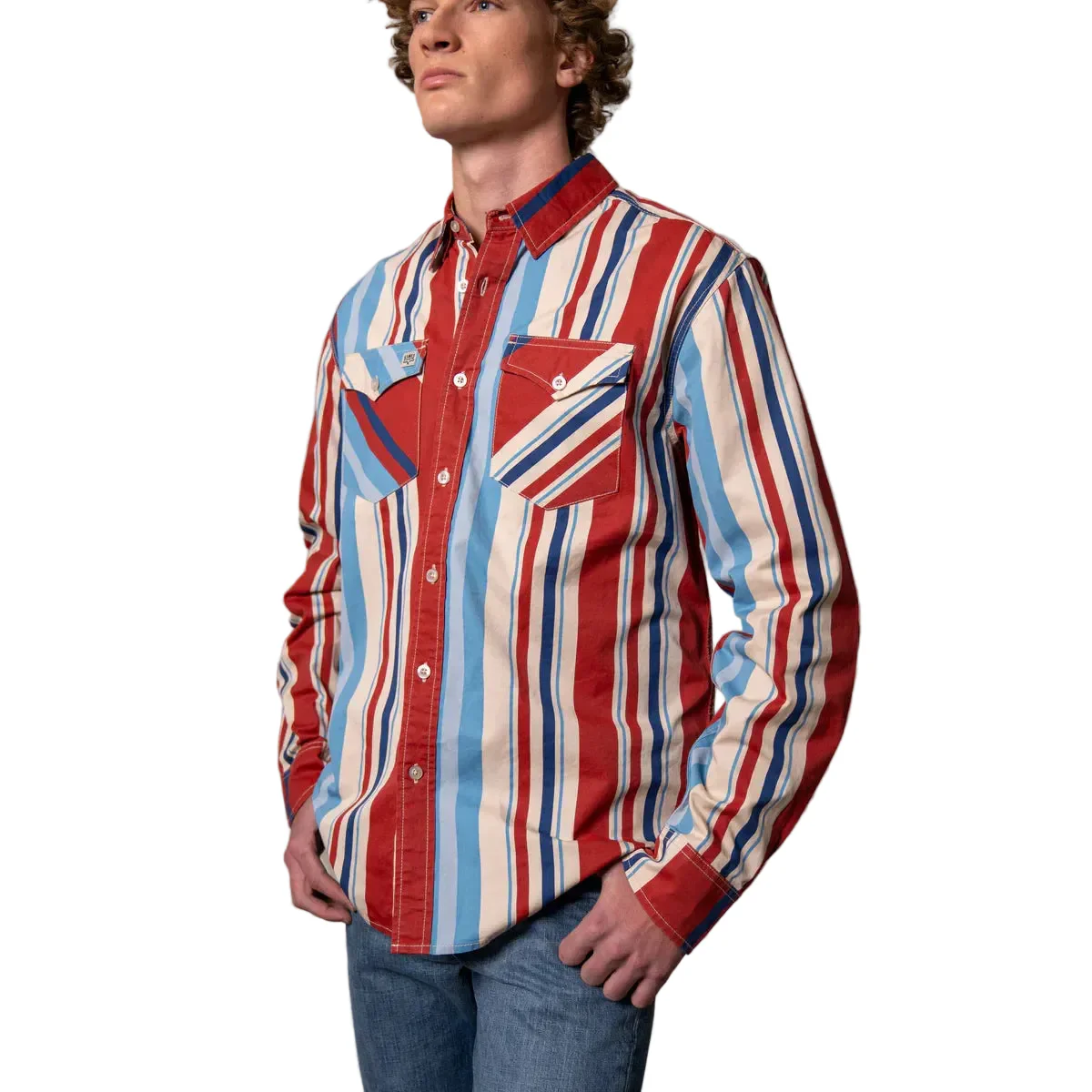 Kimes Men's Clancy Long Sleeve Shirt- Multiple Colours - Image 3
