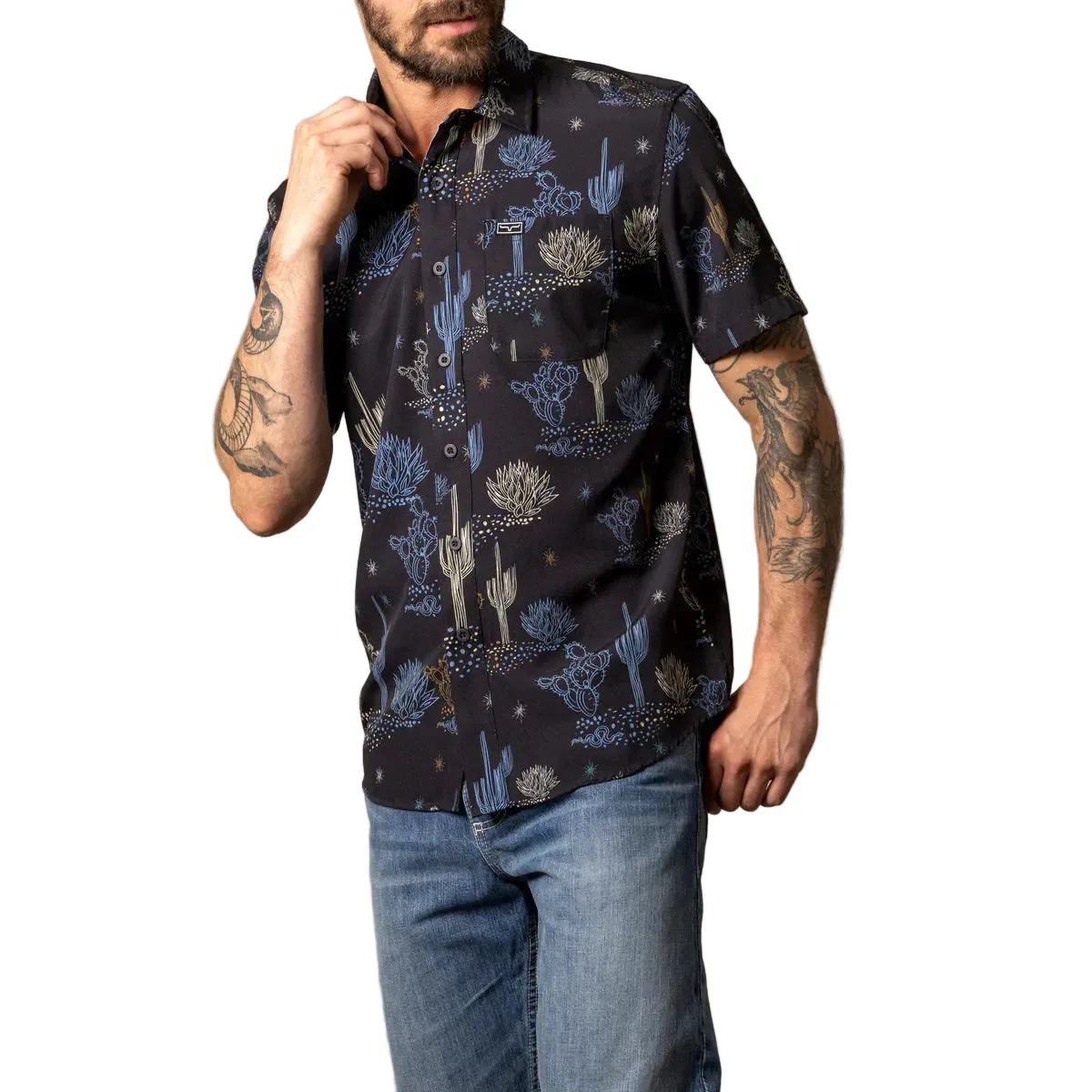 Kimes Men's Dunn Short Sleeve Shirt - Multiple Colours - Image 2