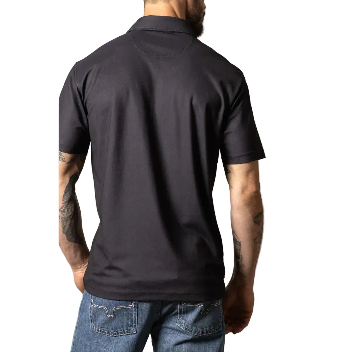 Kimes Men's Bowman Short Sleeve Polo - Black - Image 2