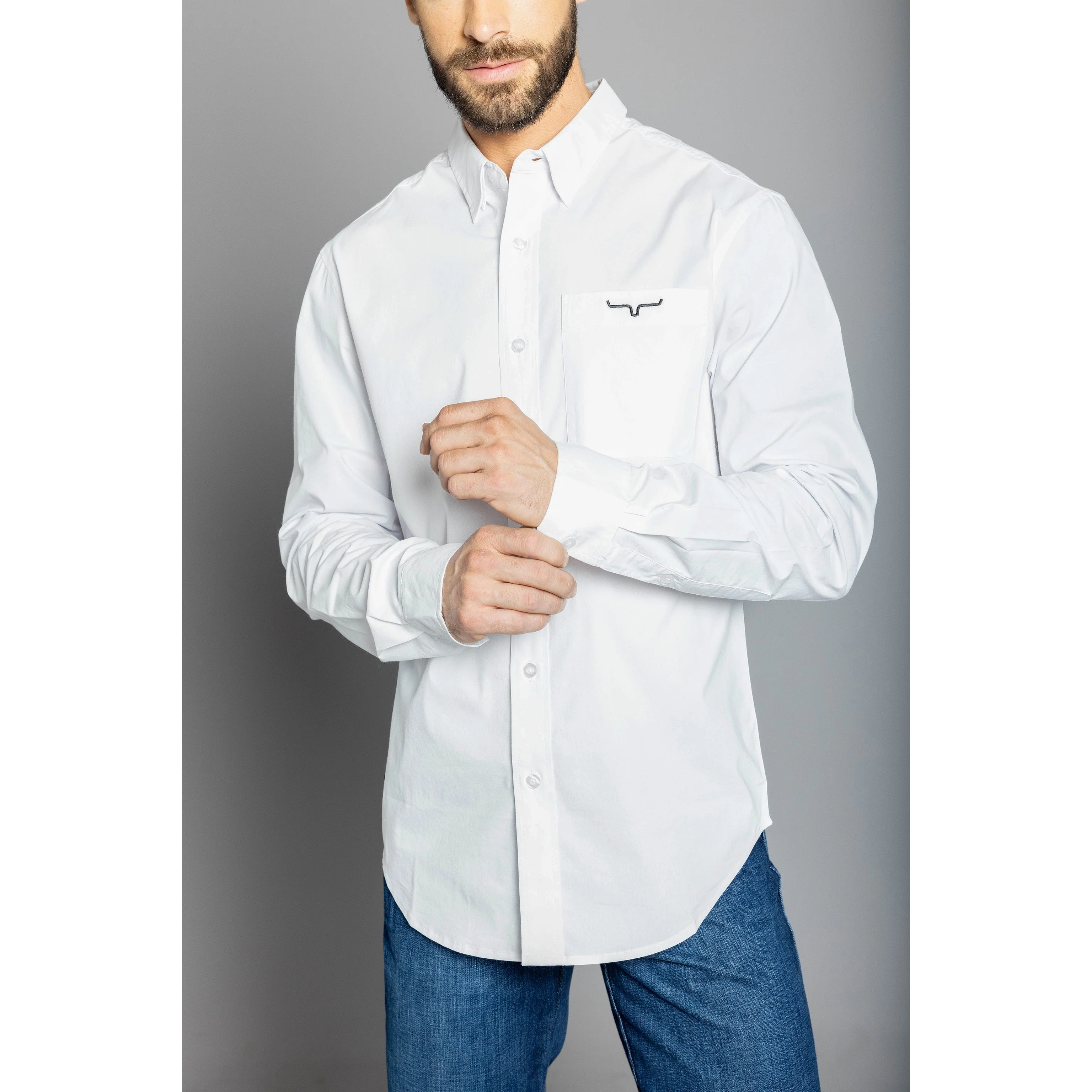 Kimes Men's Team Dress Shirt - Long - Image 5