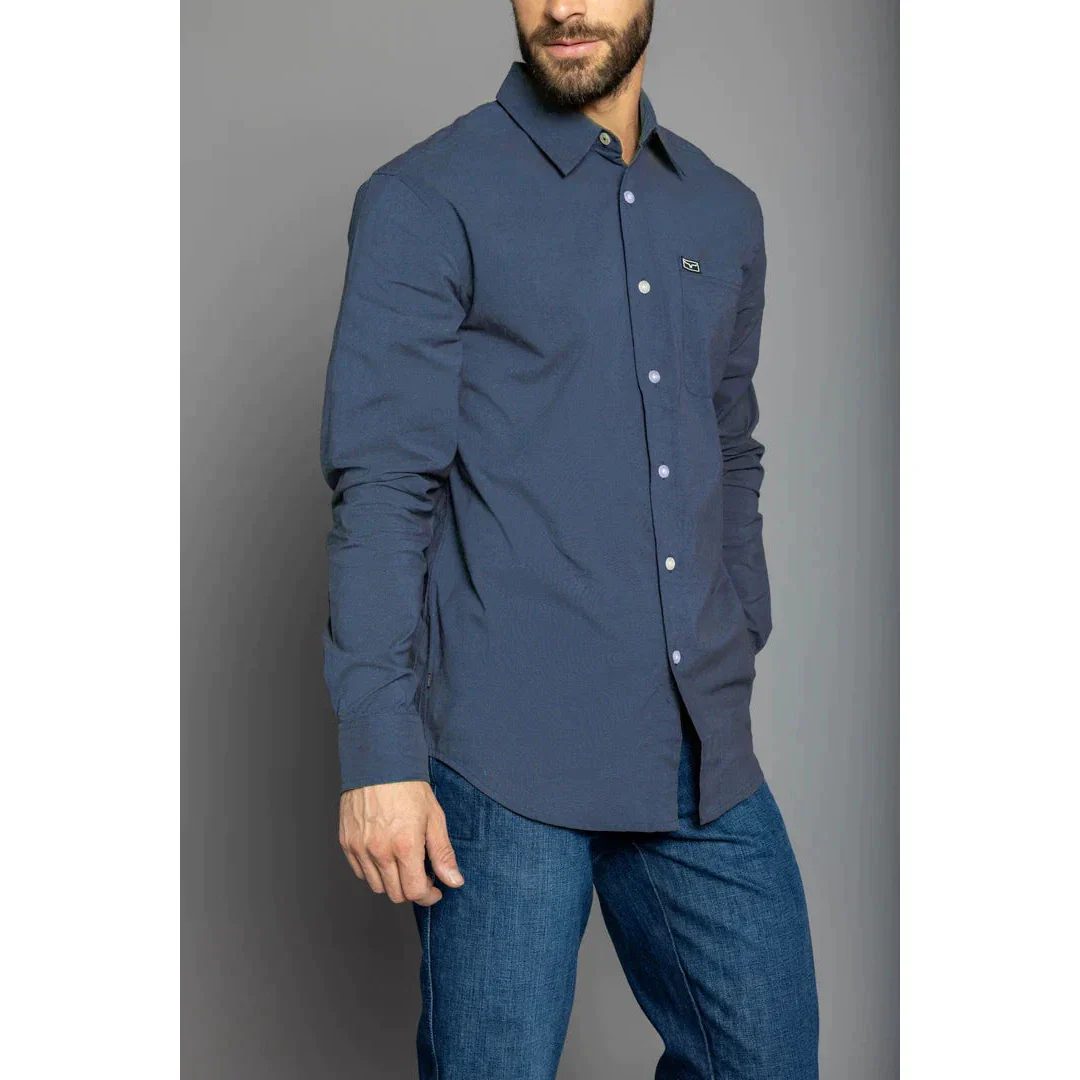Kimes Men's Linville Long Sleeve Dress Shirt - Multiple Colours - Image 6
