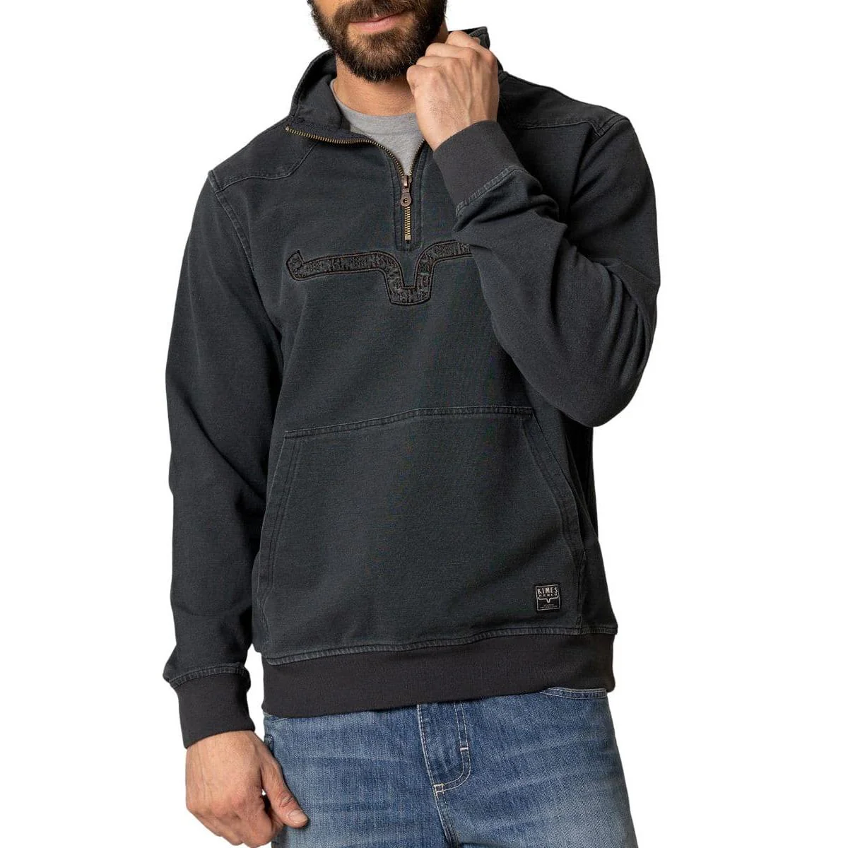 Kimes Men's Rowell Long Sleeve Pullover  - Multiple Colours