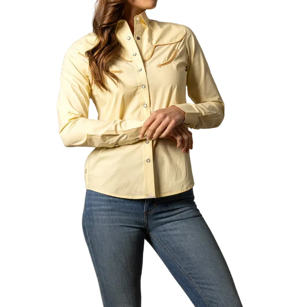 Kimes Ranch Women's Logo Horn Long Sleeve Blouse - Multiple Colours - Image 2