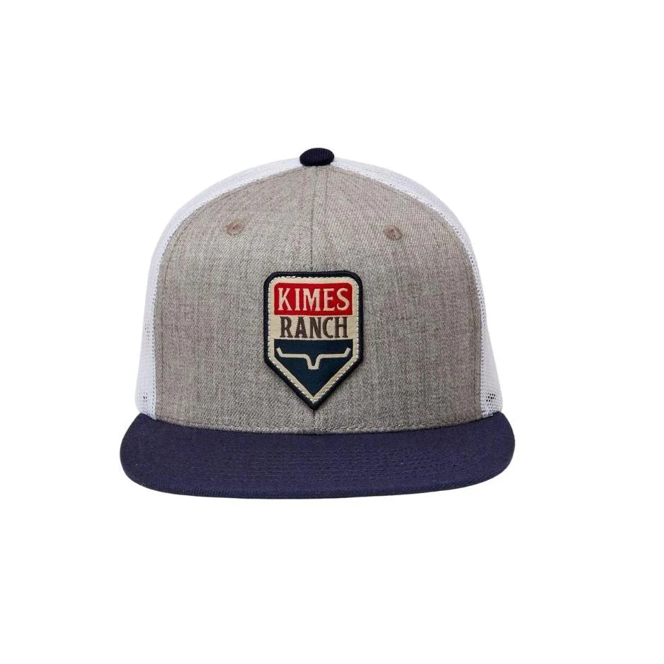 Kimes Unisex Drop In Americana Hat - Grey Heather - Image 3