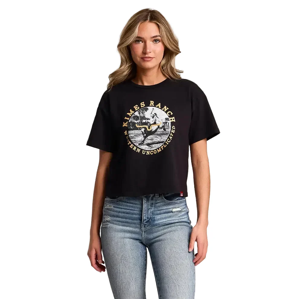 Kimes Women's Afternoon Rodeo Short Sleeve Tee Shirt - Multiple Colours