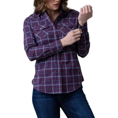 Kimes Women's Lucas Plaid Long Sleeve Shirt - Multiple Colours - Image 2