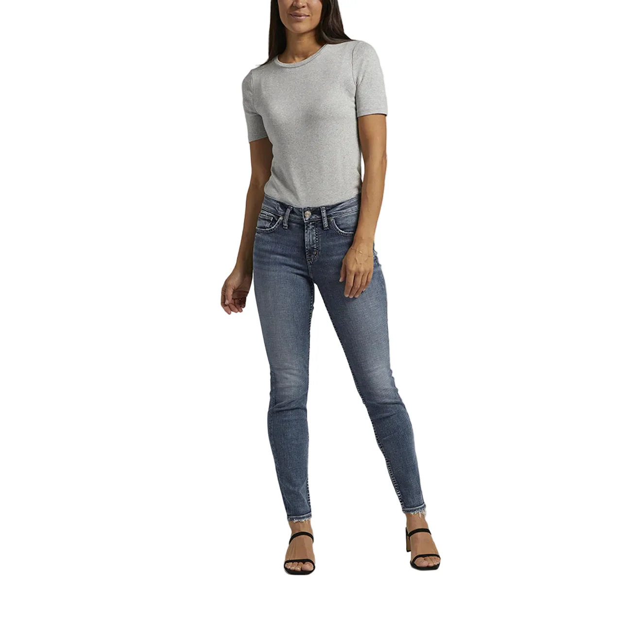 Silver Women's Suki Mid Rise Skinny Jeans