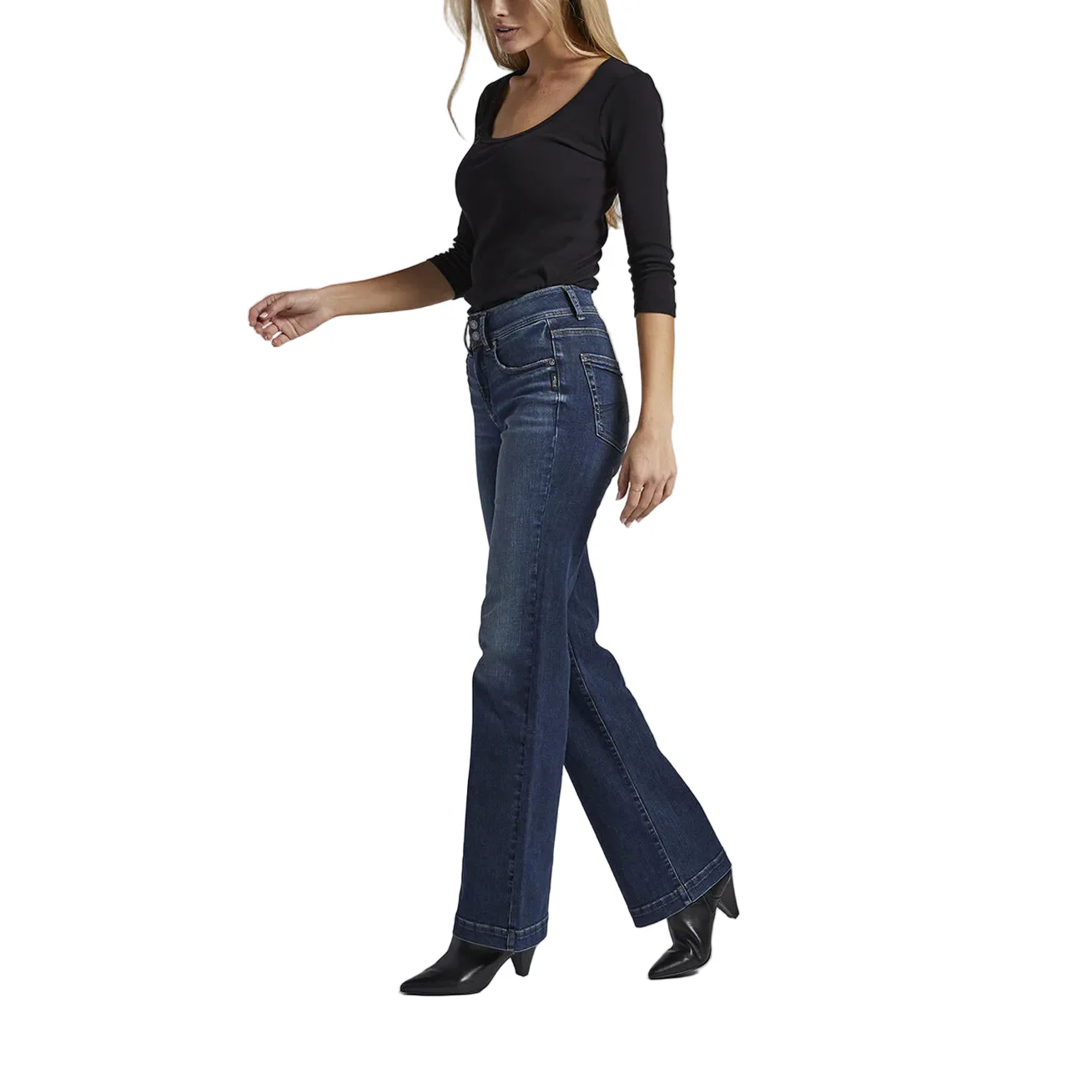 Silver Women's Avery High Rise Trousers - Image 3