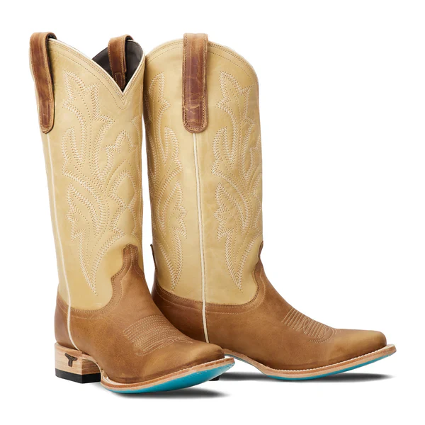 Lane Boots Women's Classic Square Boots- Desert Clay & Buttermilk