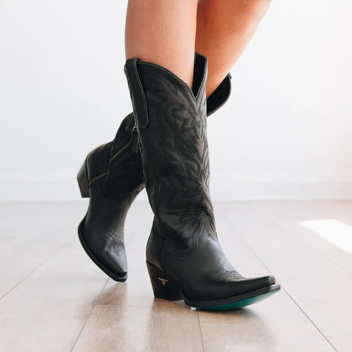 Lane Womens Smokeshow Boots - Jet Black - Image 2