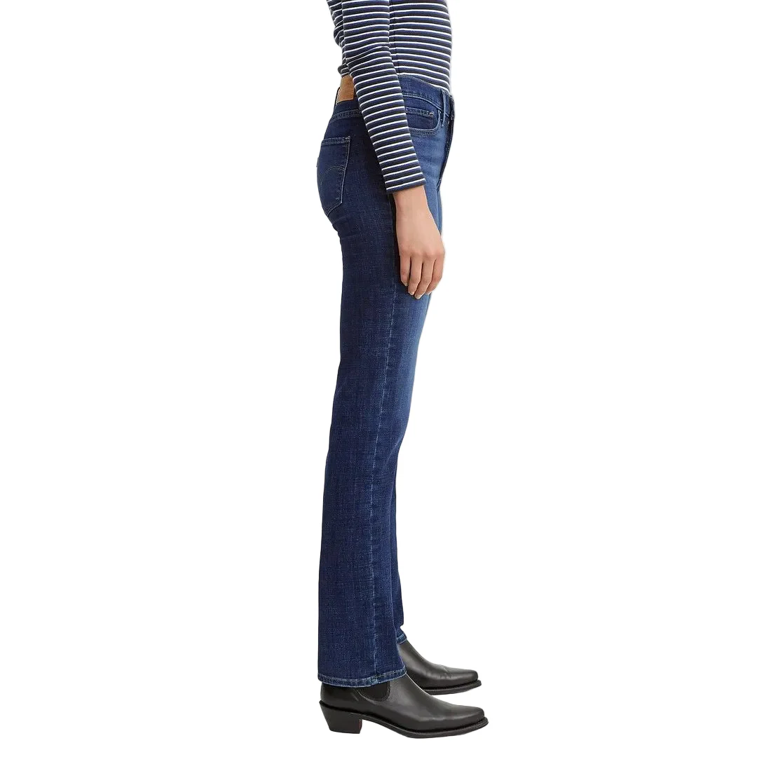 Levi Women's 314 Shaping Straight Jeans - Cobalt Offbeat - Image 2