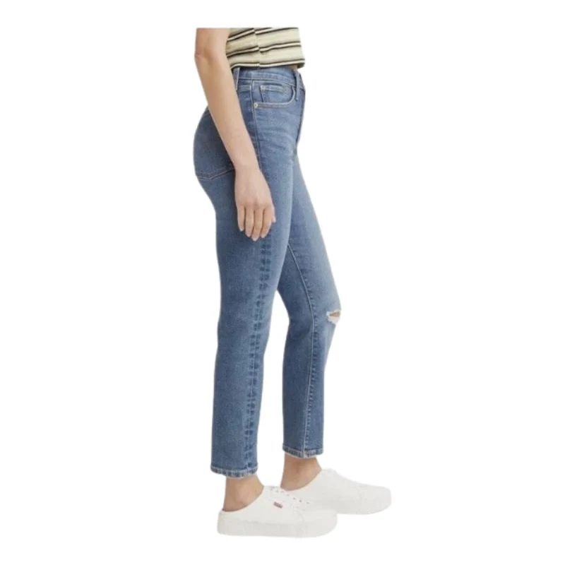 Levi Women's High Rise Wedgie Straight Jeans - Fall Star (Mid Wash) - Image 3