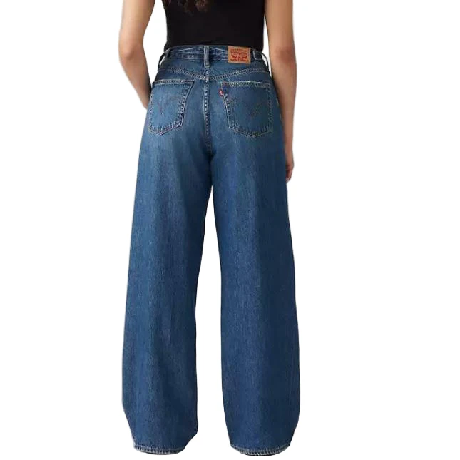 Levi Women's Cinch Baggy High Rise Chasing Dreams Jeans - Medium Wash - Image 2