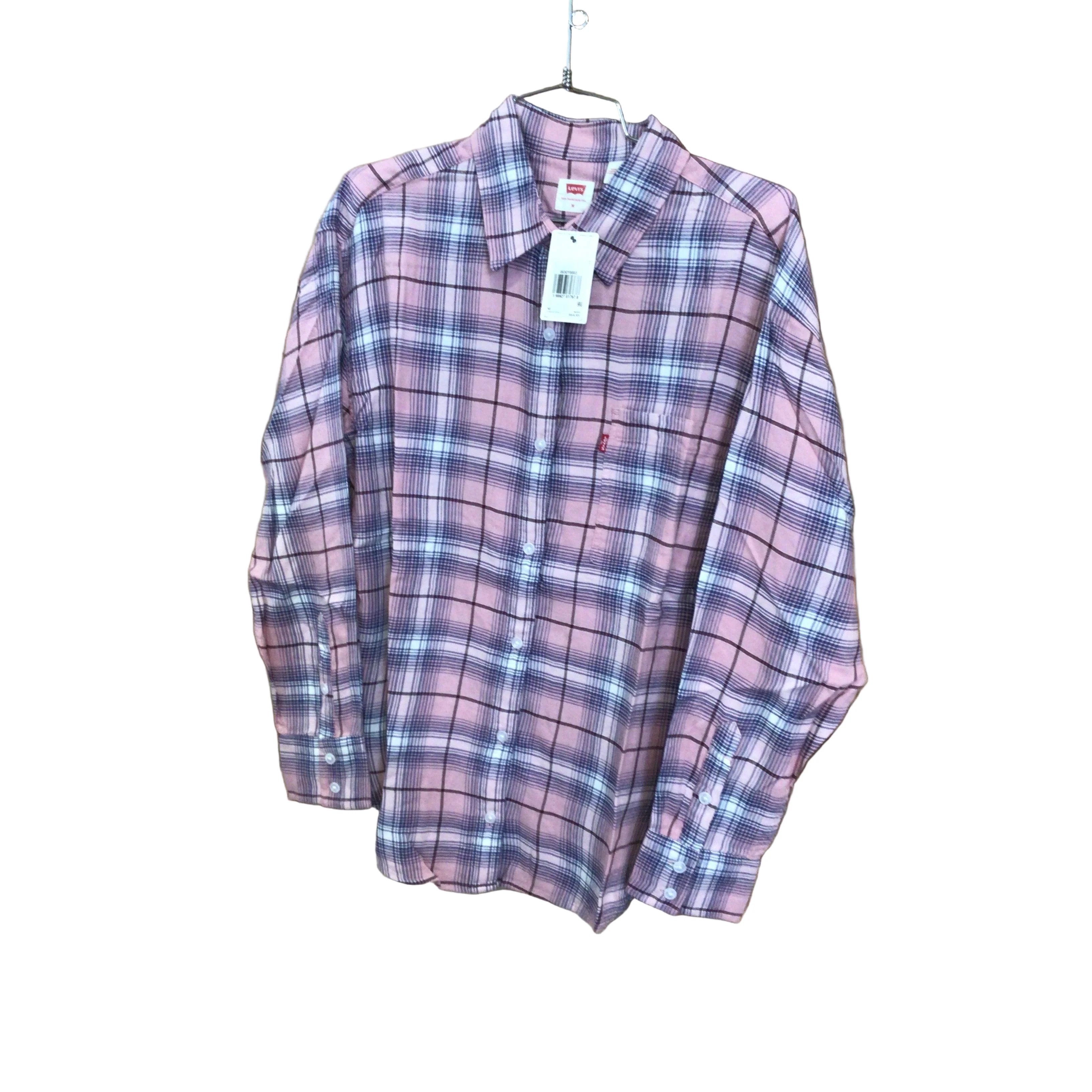 Levi's Women's Lucas Plaid  Flannel Long Sleeve Shirt - Zeph
