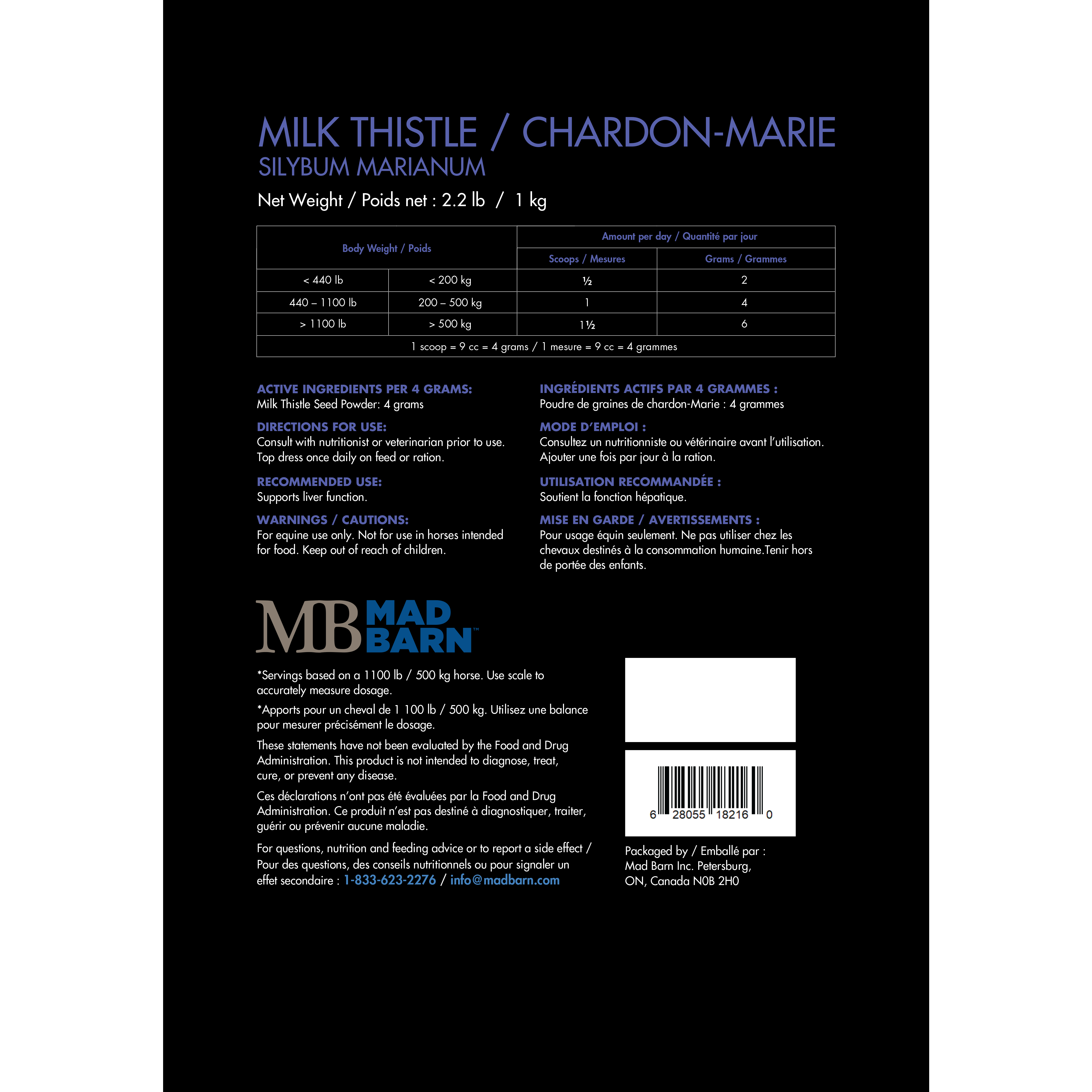Mad Barn Milk Thistle - Image 3