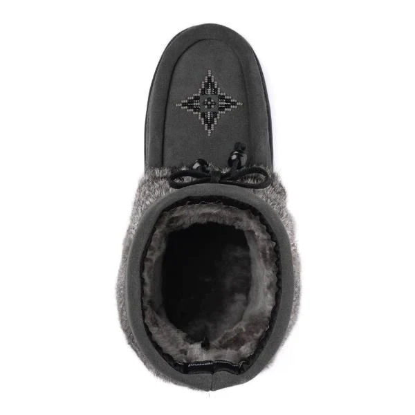 Manitobah Women's Waterproof Keewatin Suede Mukluks - Charcoal - Image 2
