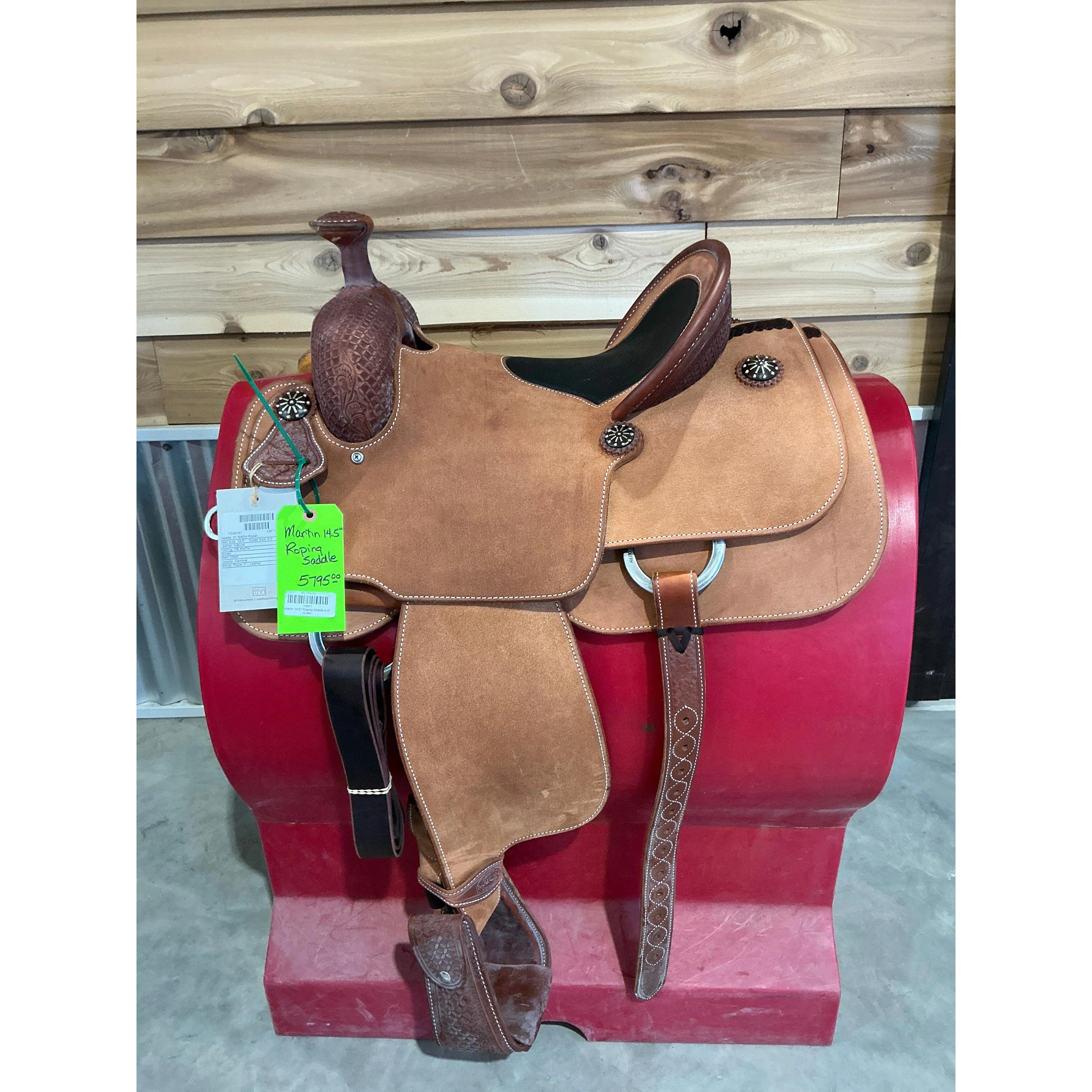 Martin 14.5" Roping Saddle-6.5" Gullet
